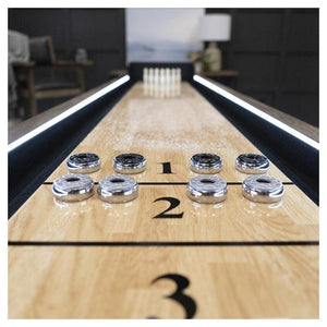 American Legend Brookdale 9' LED Light Up Shuffleboard Table-epicrecrooms.com