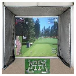 Cimarron 5x10x10 Tour Simulator Golf Net with Frame Kit-epicrecrooms.com