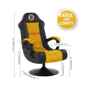Imperial Boston Bruins Ultra Gaming Chair-epicrecrooms.com