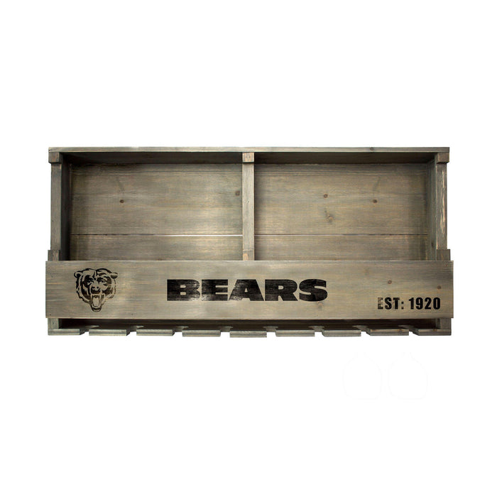 Imperial Chicago Bears Reclaimed Wood Bar Shelf