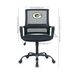 Imperial Green Bay Packers Task Chair-epicrecrooms.com