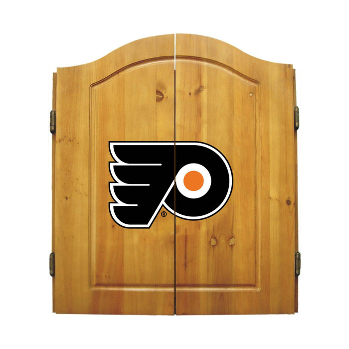 Imperial Philadelphia Flyers Dartboard Cabinet Set