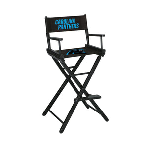 Imperial Carolina Panthers Bar Height Director Chair-epicrecrooms.com