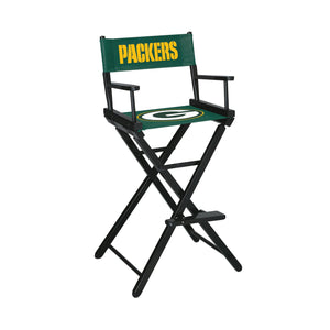 Imperial Green Bay Packers Bar Height Director Chair-epicrecrooms.com