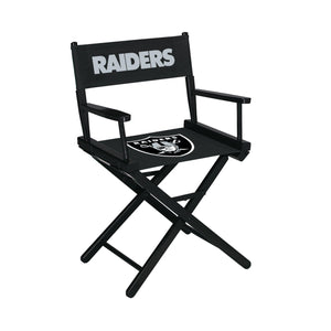 Imperial Las Vegas Raiders Table Height Director Chair-epicrecrooms.com