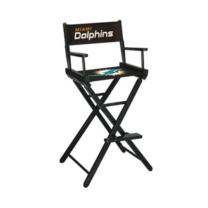 Imperial Miami Dolphins Bar Height Director Chair-epicrecrooms.com