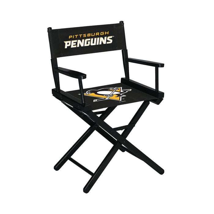 Imperial Pittsburgh Penguins Table Height Director Chair