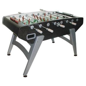 Garlando G-5000 Black and Silver Foosball Table - EpicRecRooms.com