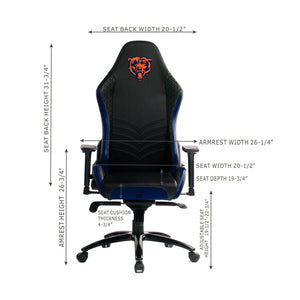 Imperial Chicago Bears Pro-Series Gaming Chair-epicrecrooms.com