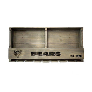 Imperial Chicago Bears Reclaimed Wood Bar Shelf-epicrecrooms.com