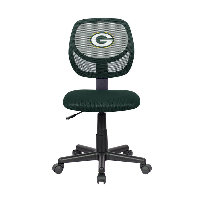 Imperial Green Bay Packers Colored Armless Task Chairs