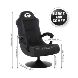 Imperial Green Bay Packers Ultra Gaming Chair-epicrecrooms.com