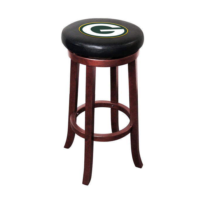 Imperial Green Bay Packers Wooden Bar Stool