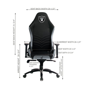 Imperial Las Vegas Raiders Pro-Series Gaming Chair-epicrecrooms.com