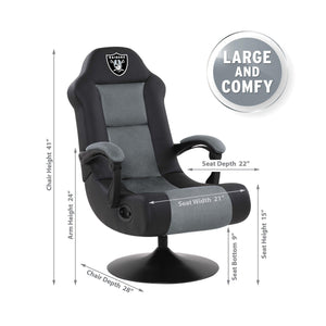 Imperial Las Vegas Raiders Ultra Gaming Chair-epicrecrooms.com