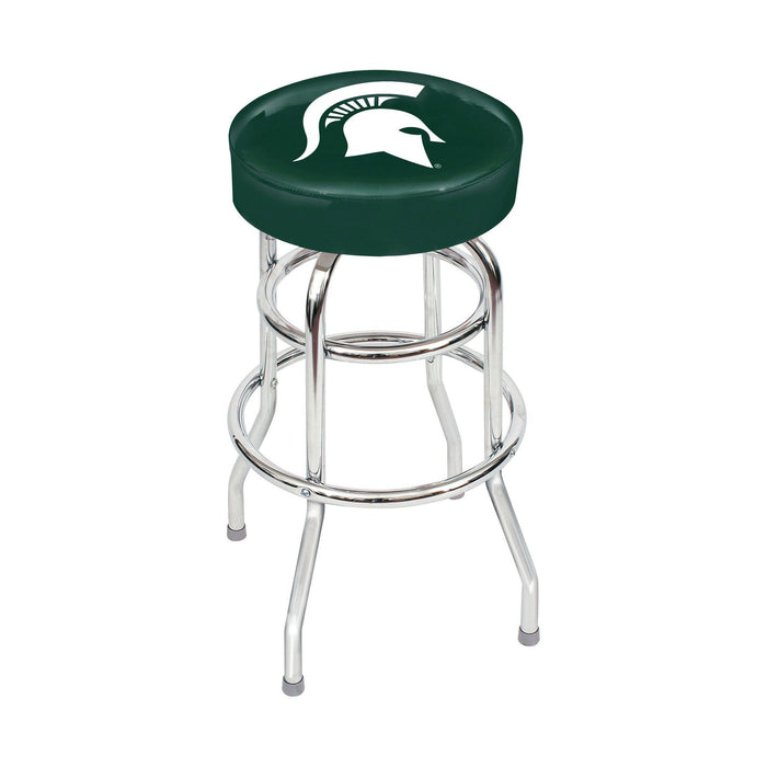 Imperial Michigan State Chrome Bar Stool