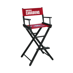 Imperial Montreal Canadiens Bar Height Director Chair-epicrecrooms.com