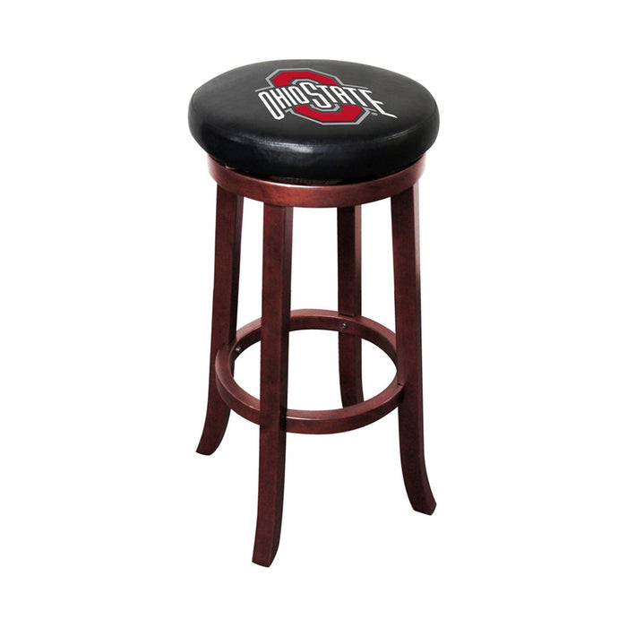 Imperial Ohio State Wooden Bar Stool