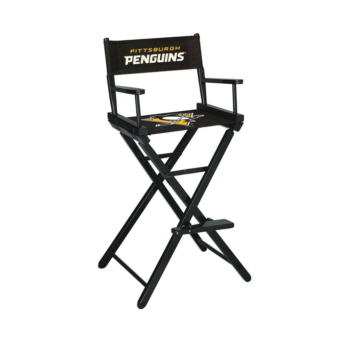 Imperial Pittsburgh Penguins Bar Height Director Chair