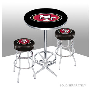 Imperial San Francisco 49ers Chrome Bar Stool-epicrecrooms.com