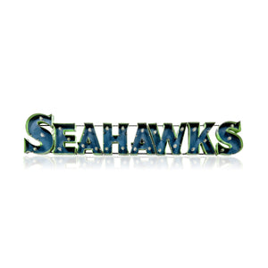 Imperial Seattle Seahawks Lighted Recycled Metal Team Name Sign-epicrecrooms.com