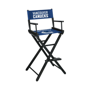 Imperial Vancouver Canucks Bar Height Director Chair-epicrecrooms.com