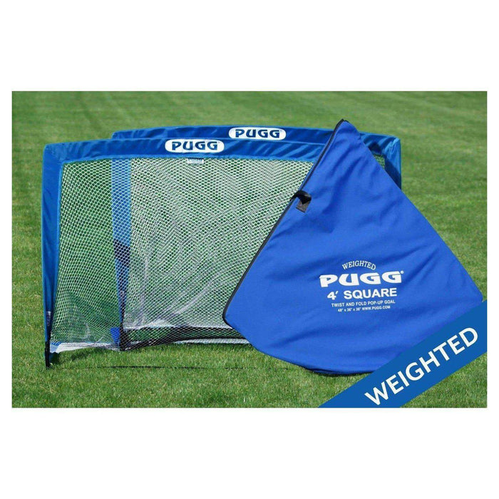 PUGG Upper 90 Ultra Weighted - 4 Footer Squared Pop Up Goal (Pair)