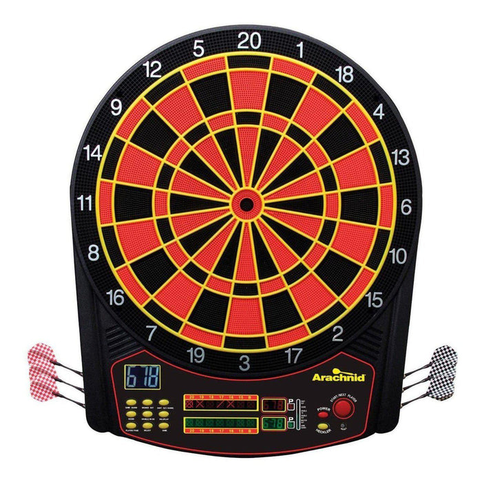 Arachnid Cricket Pro 800 Electronic Dartboard with Cabinet