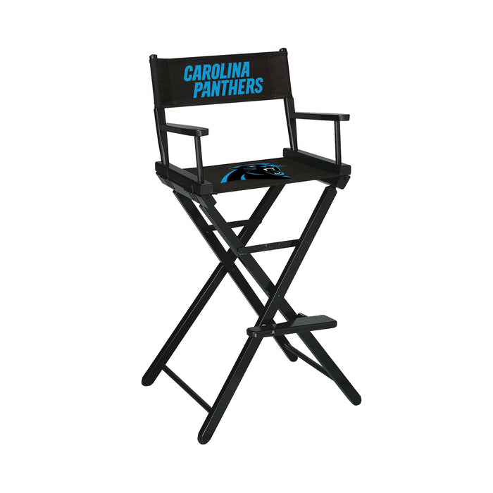 Imperial Carolina Panthers Bar Height Director Chair