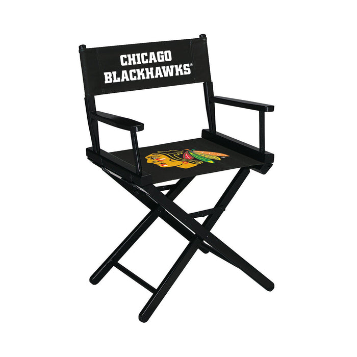 Imperial Chicago Blackhawks Table Height Director Chair