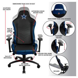 Imperial Dallas Cowboys Pro-Series Gaming Chair-epicrecrooms.com