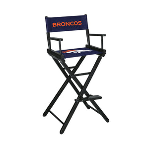 Imperial Denver Broncos Bar Height Director Chair-epicrecrooms.com