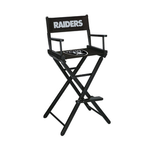 Imperial Las Vegas Raiders Bar Height Director Chair-epicrecrooms.com
