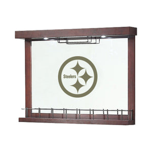 Imperial Pittsburgh Steelers Mirrored Wall Bar-epicrecrooms.com